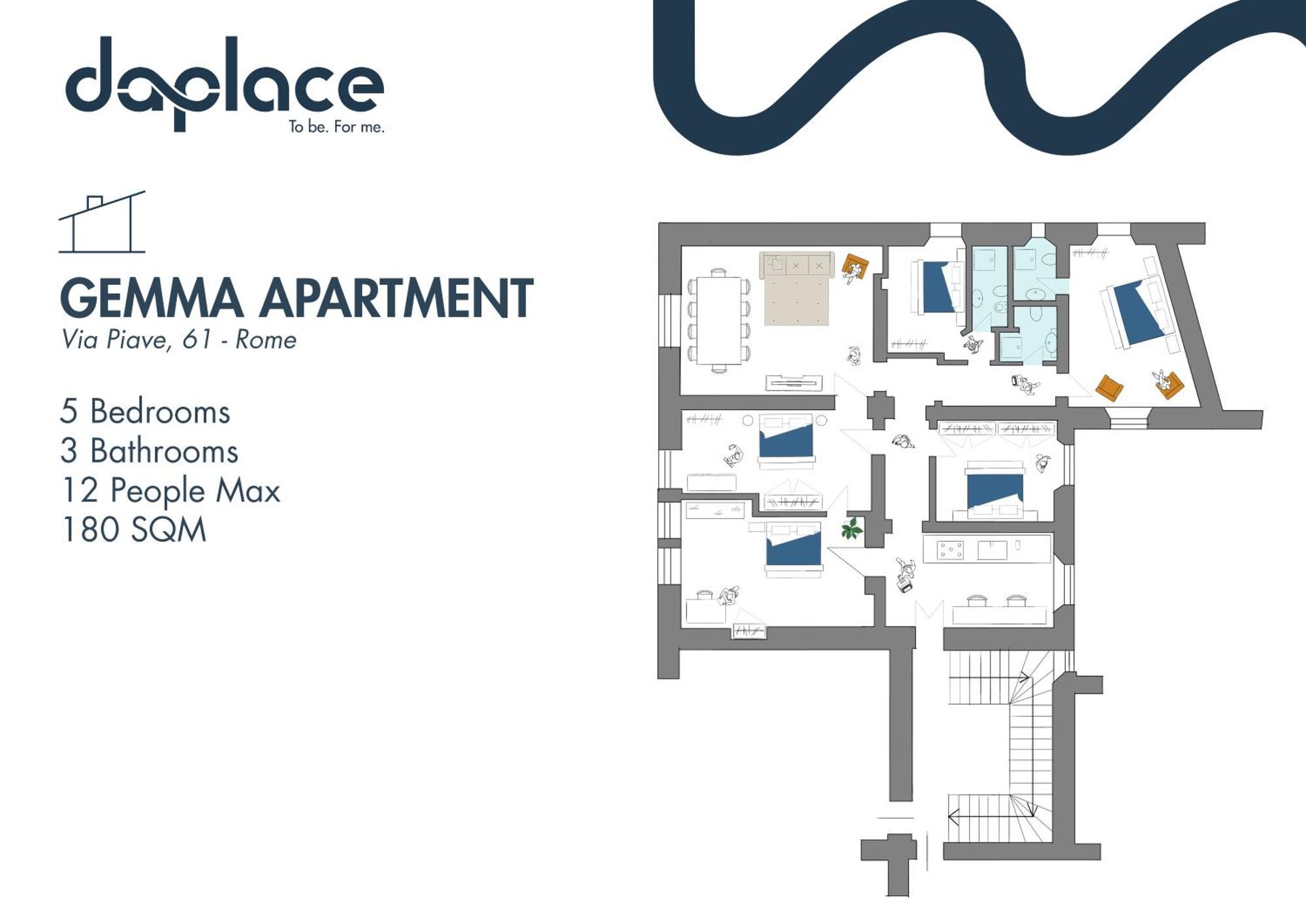 Daplace - Gemma Apartment Рим Экстерьер фото